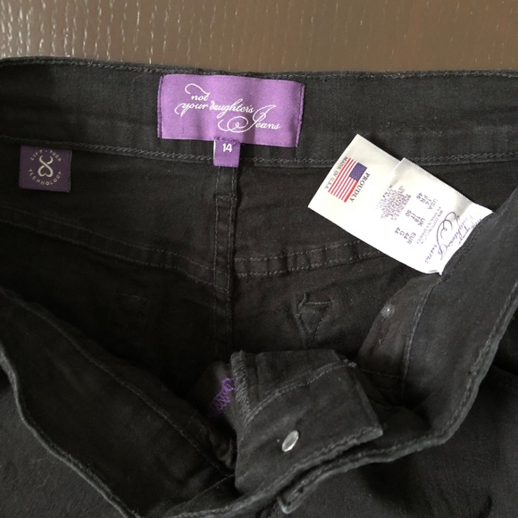 NYDJ Not Your Daughters Jeans, 14, Black, Boot cut - Picture 4 of 10